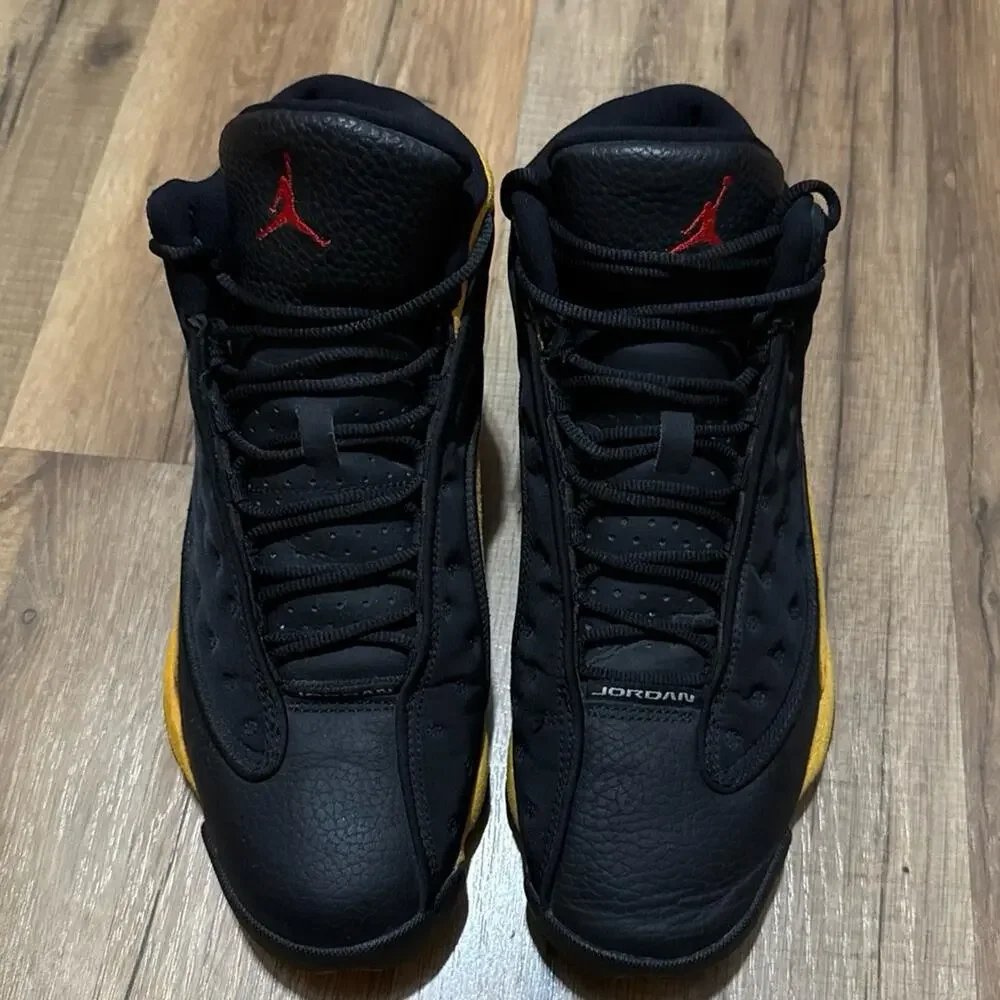 Air Jordan 13 Melo Class Of 2002 Black Yellow 414571-035 Size 9.5